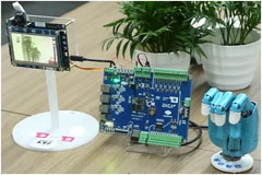 AI手势操控机械手：意法半导体STM32构建工业自动化的科幻现实