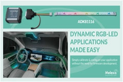 Melexis推出动态RGB－LED应用新型开发方案