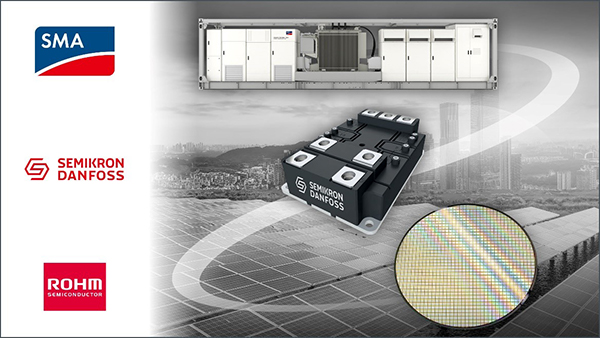 内置罗姆新型2kV SiC MOSFETs的赛米控丹佛斯模块 被SMA的太阳能系统采用 