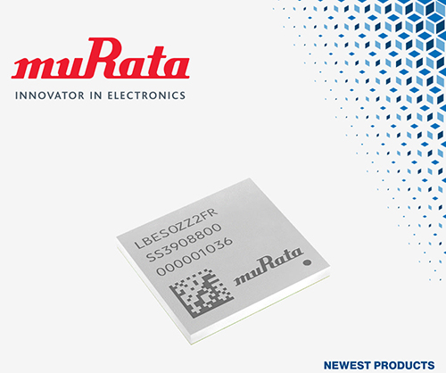 贸泽开售适用于智能和工业物联网应用的Murata Electronics Type 2FR无主机三频无线模块 