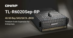 QNAP �Ƴ����ܶ� 4U 60 �Pλ SAS/SATA JBOD�����_(t��i)��(sh��)�F(xi��n) PB ��(j��)�惦(ch��) 
