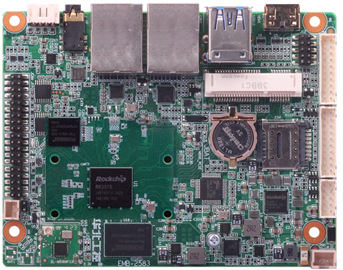 华北工控EMB－2583面向工业多媒体应用：支持6 TOPS算力与4/8K解码