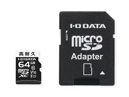 I－O DATA 发布 pSLC microSD 存储卡 MSD－DR / NC，支持 3 万次覆写